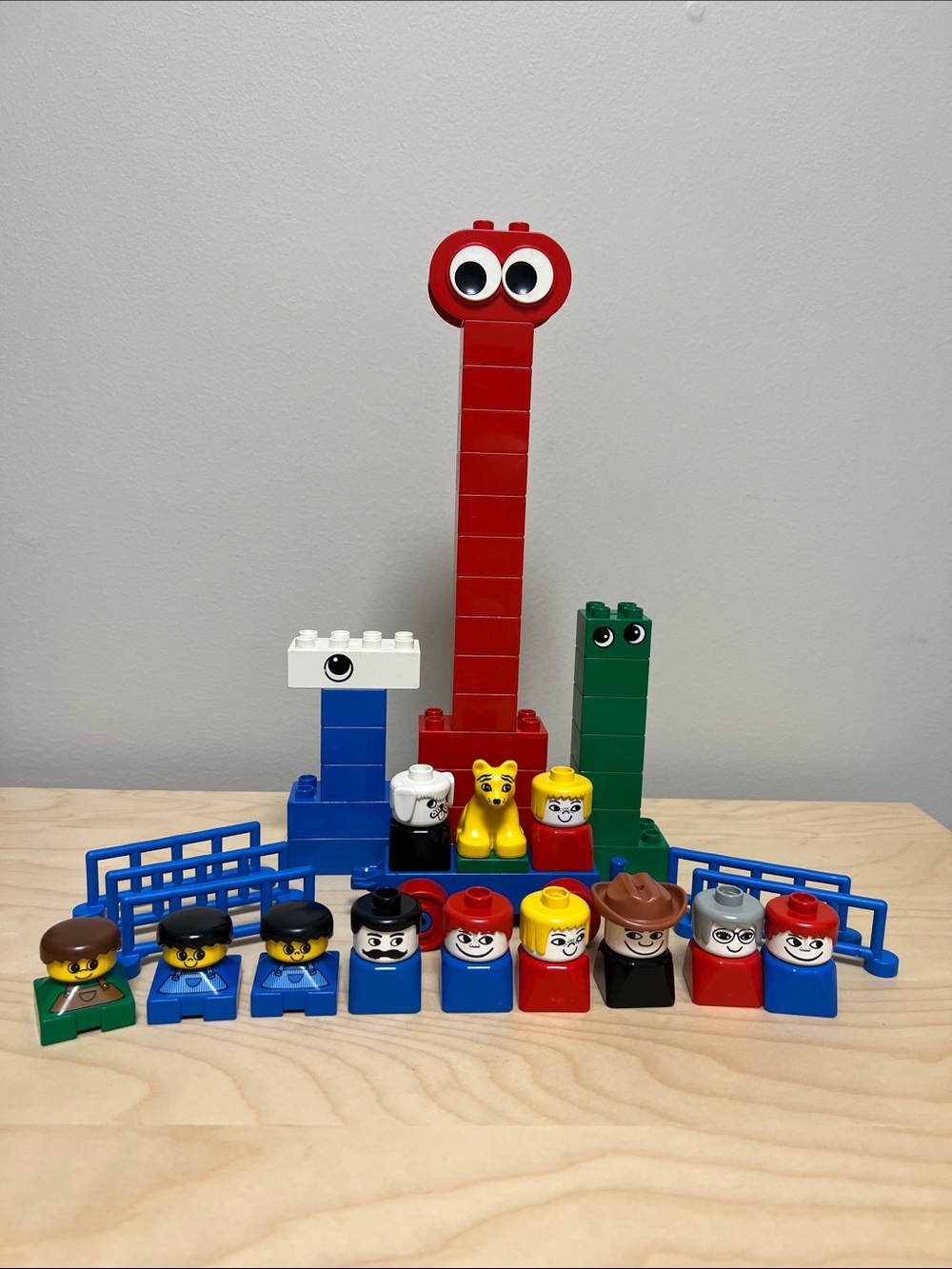 LEGO DUPLO figures, car and animal lot - Toddler Toy Ages 2-5